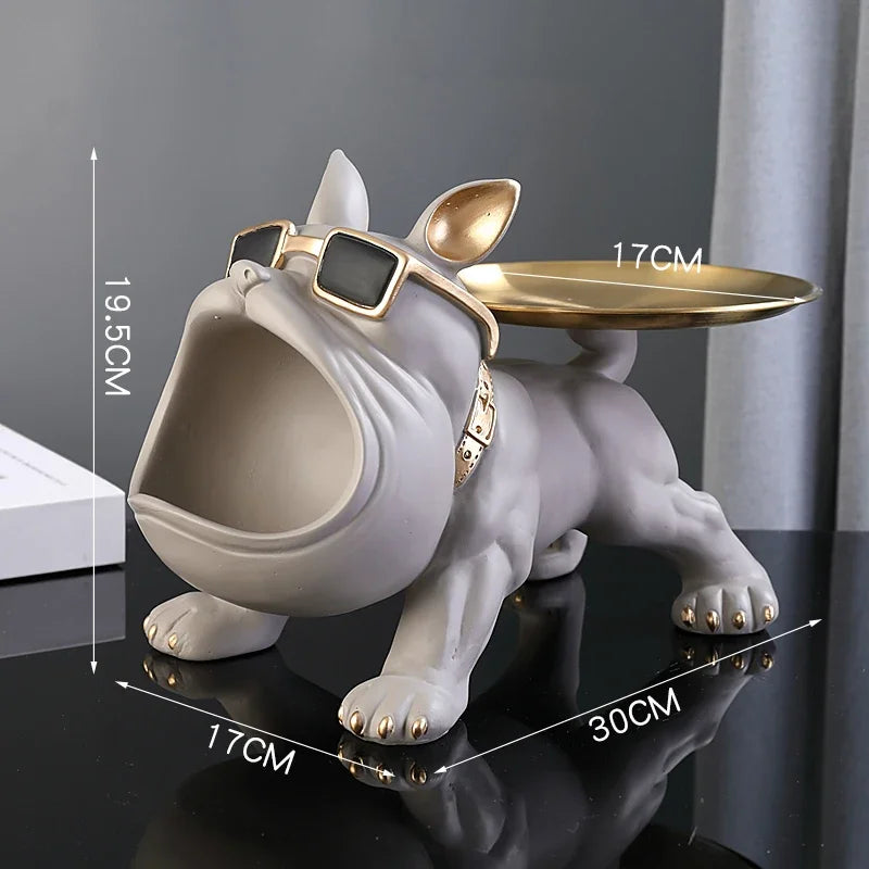 Home Decor Bulldog Figurine Dog Statue