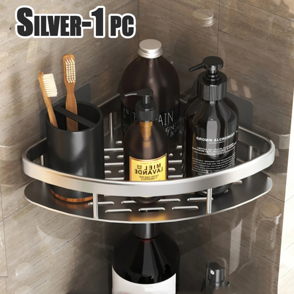 Wall Hanging Corner Bathroom Shelf