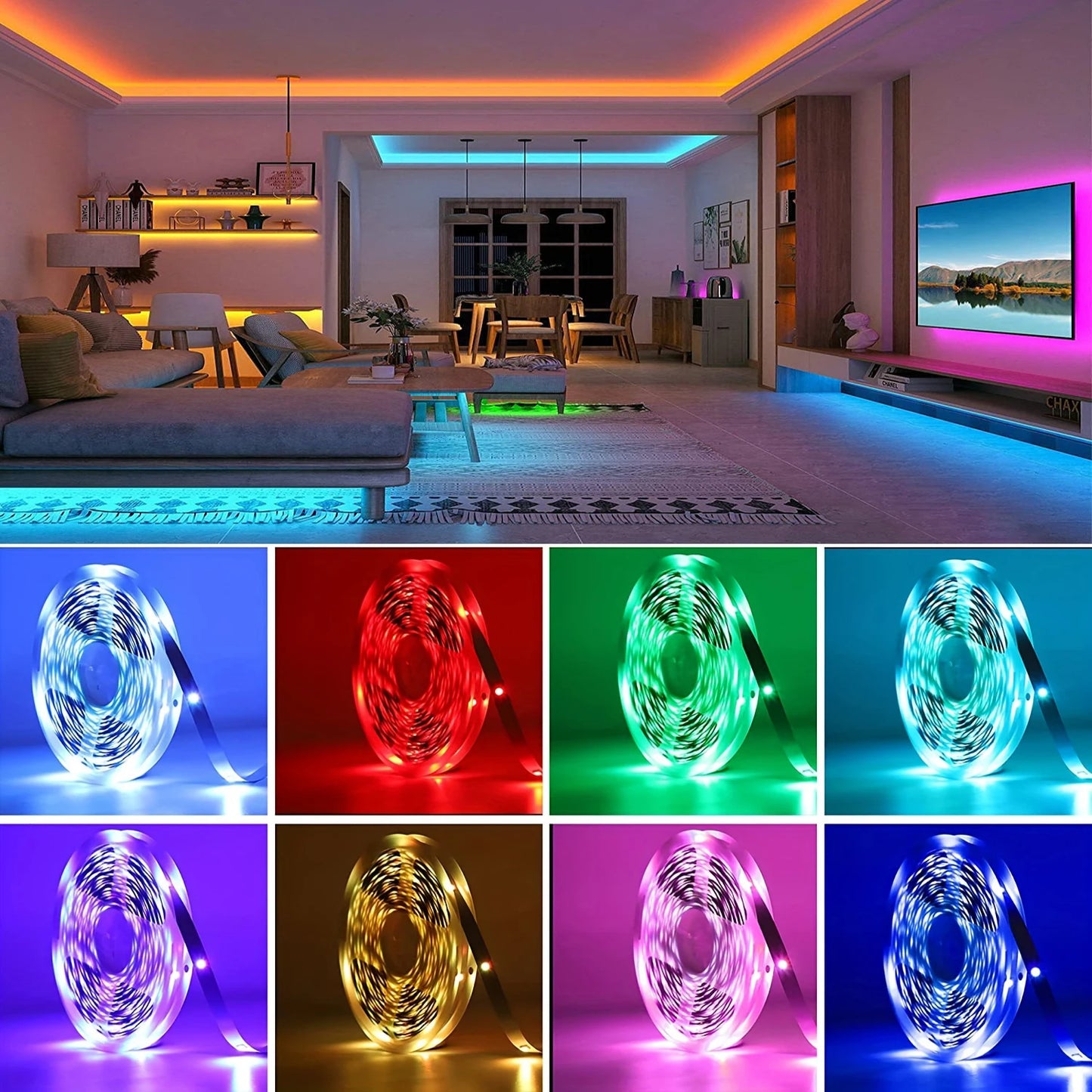 5m 10m 20m 30m Led Strip Light with APP Control