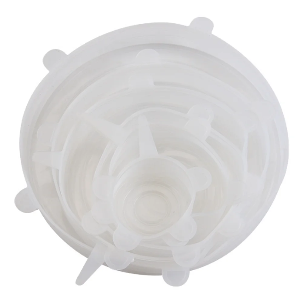 6Pcs Food Grade Silicone Preservation Cover