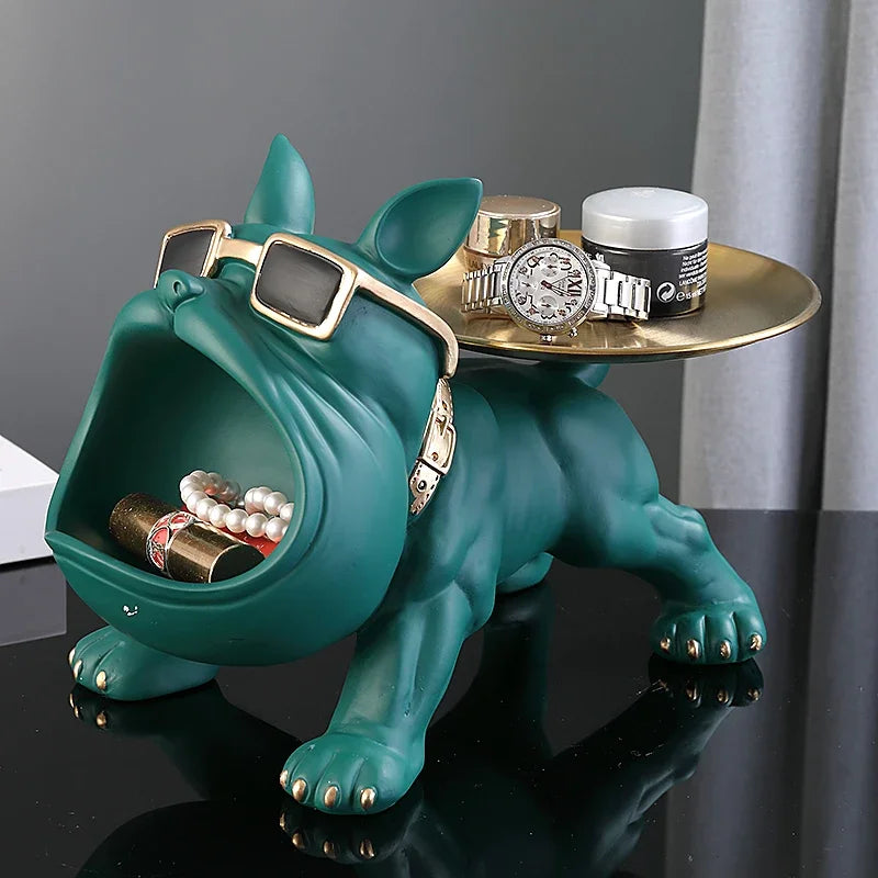 Home Decor Bulldog Figurine Dog Statue