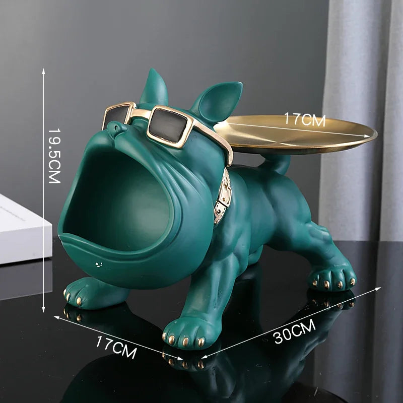 Home Decor Bulldog Figurine Dog Statue