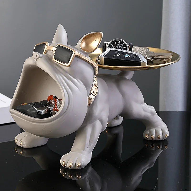Home Decor Bulldog Figurine Dog Statue