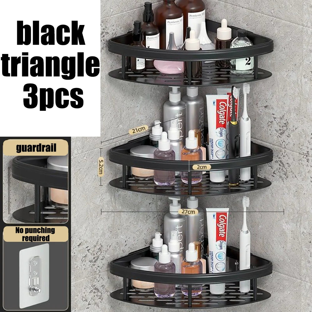 Wall Hanging Corner Bathroom Shelf