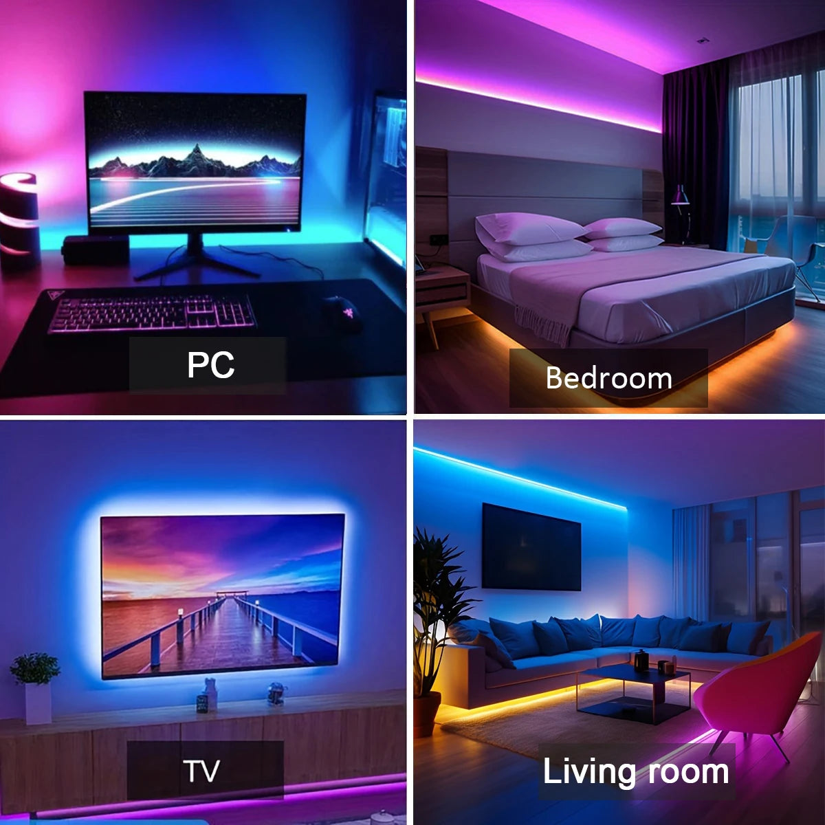 5m 10m 20m 30m Led Strip Light with APP Control