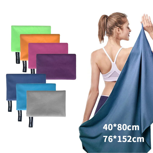 Quick-Drying Compact Ultra-Absorbent Microfiber Towel