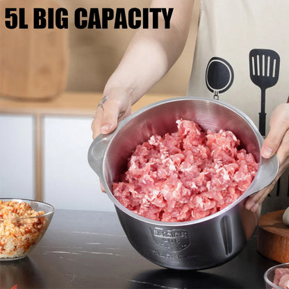 5L Stainless Steel Electric Meat Grinder
