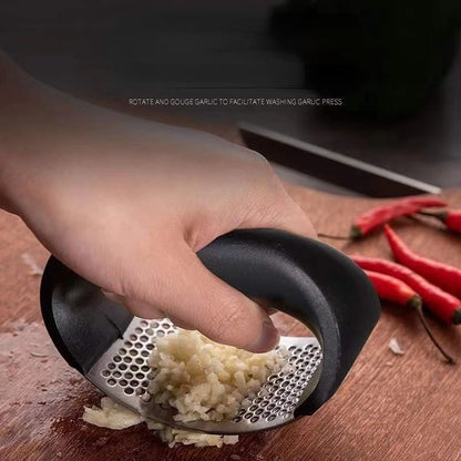 Stainless Steel Garlic Crusher