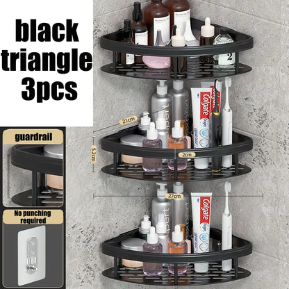 Wall Hanging Corner Bathroom Shelf